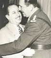 Eduardo Vuletich con el Presidente Perón.